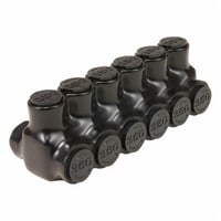 PBTD-4-500ILSCO® NIMBUS® PBTD-4-4 Type PBTD 2-Sided Entry 4-Port Dual Rated Insulated Multi-Tap Connector, Aluminum/Copper Conductor, Aluminum