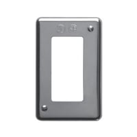 Crouse-Hinds DS23-GFI Flat Electric Box Cover, Sheet Metal