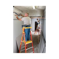 PD6208WERNER® PD6204 PD6200 Podium Ladder, 6 ft Ladder, 300 lb Load, 4 Steps, Type IA, Fiberglass