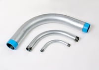 6295Wheatland 8015 Special Radius Conduit Elbow, 4 in Trade, 90 deg, Aluminum