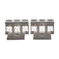 Siemens H68752-1 Pressure Connector Lug, (3) 6 AWG to 250 kcmil Wire, 9/16 in Stud Opening, For Use With K-4/K-5/K-7 Meter Mounting Device, Aluminum