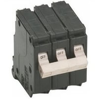 EATON CH345 Type CH Standard Circuit Breaker, 240 VAC, 45 A, 10 kA Interrupt, 3 Poles, Common/Thermal Magnetic Trip