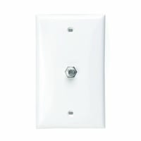 eXtreme® 80781-W Standard Video Wall Jack, 1 Gang, 2-3/4 in W, Plastic, Flush Mount