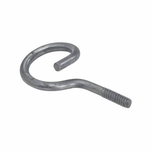BR-20-TB-Line BR-20-T 1-Piece Threaded Bridle Ring, 1-1/4 in Ring, Steel, Pre-Galvanized