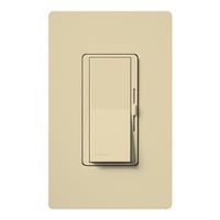 Diva® DVFSQ-FH-IV 1-Pole 3-Way Designer Fan Control, 120 VAC, 1.5 A, 3-Speed/Quiet Operational Mode, Ivory