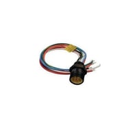 Brad® Mini-Change® 2R7006A20A120 130014 B-Size Receptacle Cordset, 600 VAC/VDC, Straight Male x Single Ended (Pigtail) End Connection, 0.305 m L, 16 AWG Conductor, PVC