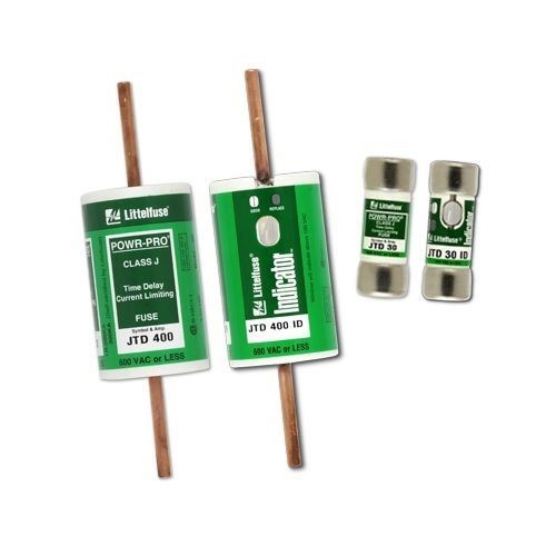 Littelfuse® POWR-GARD® JTD040 Current Limiting Time Delay Fuse, 40 A, 600 VAC/300 VDC, 200/20 kA Interrupt, J Class, Cartridge Body