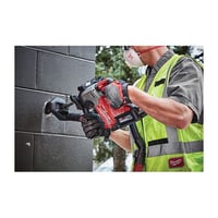 2912-22DEMilwaukee® HAMMERVAC™ 2912-22DE M18 FUEL™ 3-Mode Cordless Rotary Hammer Kit, 1 in SDS Plus® Chuck, 18 V, 0 to 1330 rpm No-Load, M18™ REDLITHIUM™ XC6.0 Battery