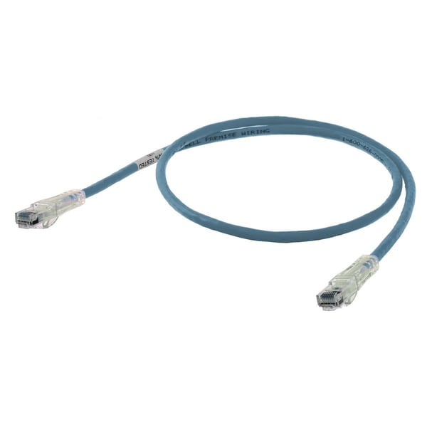 HC6B05PREMISE WIRING NEXTSPEED® SPEEDGAIN® HC6B03 Slim Standard Patch Cord, Cat 6a, 24 AWG Solid Copper Conductor, RJ-45 Connector, 3 ft L Cord