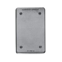 EATON DS100G Blank Cover, 4.32 in L x 0.28 in W x 2.8 in D, Cast Aluminum