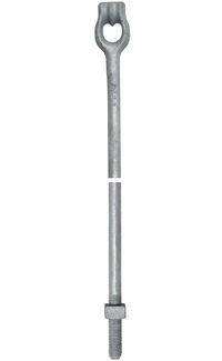CHANCE® PISA® Tough One® E1020045 Anchor Rod With Twineye®, 1 in Dia Core, 7 ft L