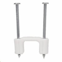 MORRIS 35020 Non-Metallic Stacking Staple, 14 AWG, 12 AWG Cable, Polyethylene, Smooth