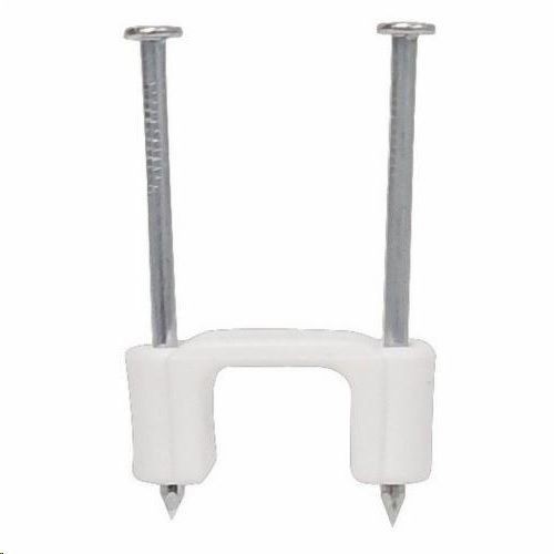 MORRIS 35020 Non-Metallic Stacking Staple, 14 AWG, 12 AWG Cable, Polyethylene, Smooth