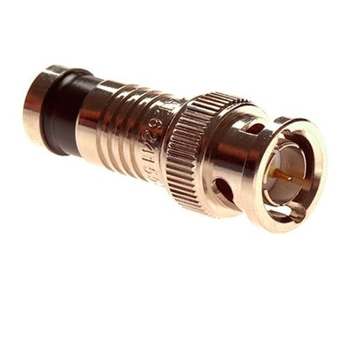 18038Platinum Tools® SealSmart™ 18038 BNC Coaxial Connector, Compression Connection, RG-6 Cable, Crimp Termination