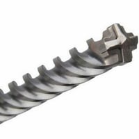 Milwaukee® MX4™ 48-20-7313 4-Cutter Rotary Hammer Drill Bit, 3/16 in Drill Bit, 25/64 in, 8 in D Cutting, Carbide Cutting Edge, 10 in OAL