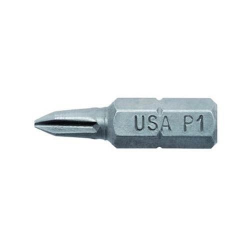 78-0203-25IDEAL® 78-0203-25 Power Bit, Phillips Point, NO 2 Point, 1 in OAL, Hex Shank, Steel