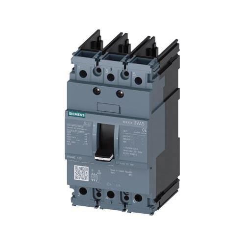 3VA51954ED310AA0Siemens 3VA5190-5ED31-0AA0 Molded Case Circuit Breaker, 690 VAC/500 VDC, 90 A, 35 kA Interrupt, 3 Poles, Thermal/Magnetic Trip