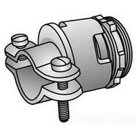 Data-Spec SheetO-Z/Gedney NEER™ KC-50 Type KC Cable Connector With Locknut, 1/2 in Trade, 1/2 to 29/32 in Cable Openings, For Use With Armored/FMC/Interlocked Metal Clad/Non-Metallic/Service Entrance Cable, Malleable Iron, Zinc Electroplated