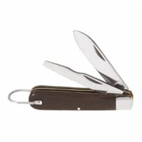 1550-2Klein® 1550-2 2-Blade Lockable Pocket Knife, Carbon Steel Standard Spear Point Screwdriver-Tip Blade, 2-1/2 in L Blade