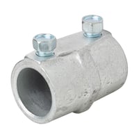 MSNT-2761Madison Electric MSNT-2760 Set Screw Coupling, 1/2 in, For Use With Threadless Rigid/IMC Conduit, Malleable Iron, Zinc Plated