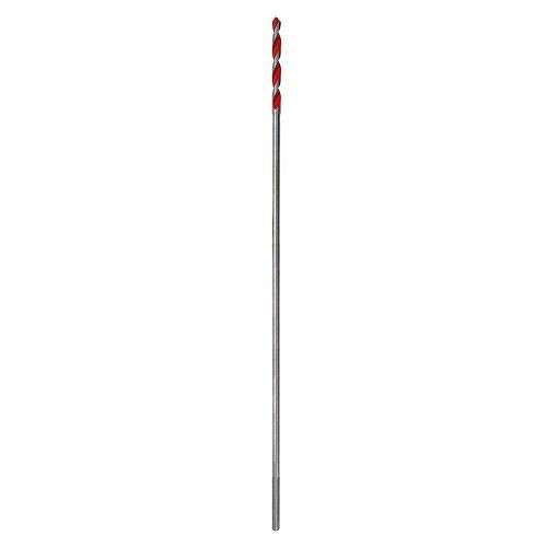 48-13-7125Milwaukee® 48-13-7125 Extra Length General Purpose Heavy Duty Bellhanger Bit, 1/4 in Dia, 12 in OAL, 1/4 in Shank, Standard Twist Point, Bright