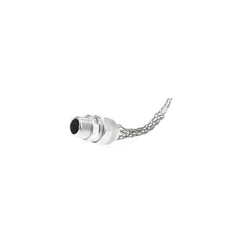 Woodhead® 36375 130096 Liquidtight Strain Relief Straight Cable Grip Wire Mesh, For Use With Strain Relief Liquidtight Conduit, Stainless Steel