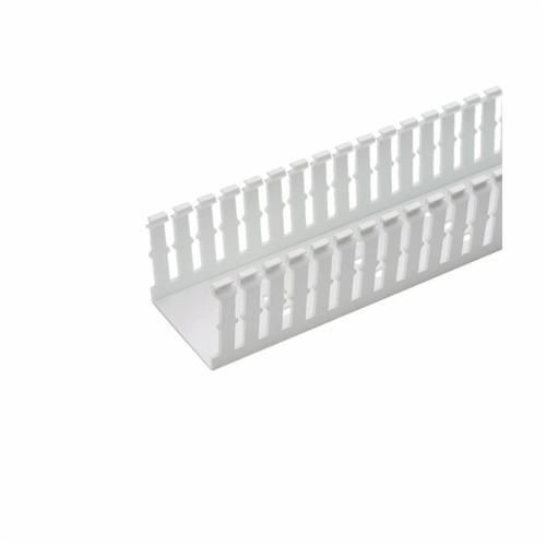 F4X4WH6Panduit® Panduct® F1X3WH6 Type F Base Wiring Duct, 0.2 in Narrow Slot Slot, 1-1/4 in W x 3 in D, PVC