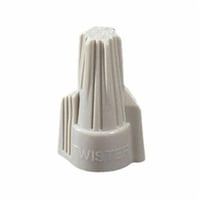 30-341IDEAL® TWISTER® 30-441J 341® Flame-Retardant Wire Connector, Ribbed/Swept Wing/Twist On Shell, Live Action/Square Wire Spring, 22 to 8 AWG Solid/Stranded Copper Wire, Polypropylene