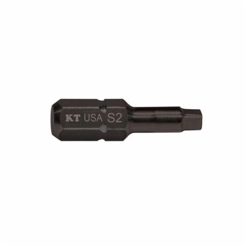 SQ2115Klein® SQ2115 Insert Power Driver, #2 Square Recessed Point, 1 in OAL, Steel