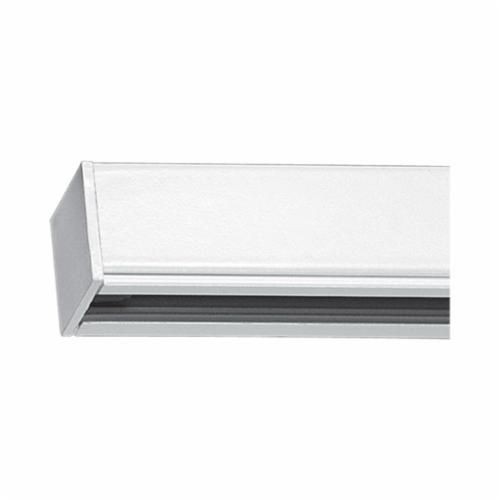 Progress Lighting® P9103-28 Alpha Trak Commodity/Utilitarian Track Rail, 24 in L x 1-1/8 in W, Aluminum