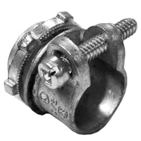 Data-Spec SheetAppleton® NEER™ SC-400 Non-Insulated Throat Straight Squeeze Conduit Connector With Locknut, 4 in Trade, 4.16 to 4.5 in Cable Openings, For Use With FMC, Die Cast Zinc, Natural