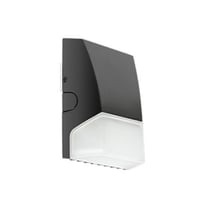 RAB BRISK12Y Low Profile Standard Wallpack, LED Lamp, 14 W Fixture, 120/208/240/277 VAC, Bronze Housing
