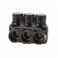 IPLD350-3NSI Polaris™ IPLD350-3 IPLD Double Sided Entry Insulated Multi-Tap Connector, 6 AWG to 350 kcmil Aluminum/Copper Conductor, Plastisol