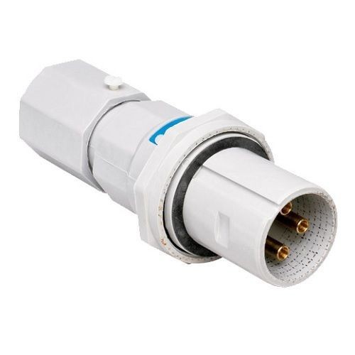 NPJ3484Crouse-Hinds Arktite® NPJ3484 Grounding Style 2 Heavy Duty Watertight Mating Plug, 600 VAC/250 VDC, 30 A, 4 Poles, 3 Wires, Gray