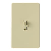 Ariadni® Toggler® AY-603PH-LA 3-Way Dimmer Switch, 120 VAC, Slide to Bright/Dim Mode, Light Almond