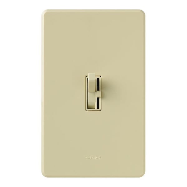 Ariadni® Toggler® AY-603PH-LA 3-Way Dimmer Switch, 120 VAC, Slide to Bright/Dim Mode, Light Almond