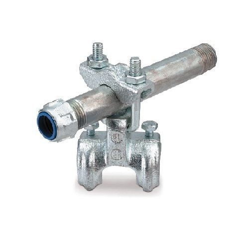 Cable Tray 6216 Swivel Conduit to Tray Clamp, 2-1/2 to 3 in Conduit, Malleable Iron, Zinc Plated