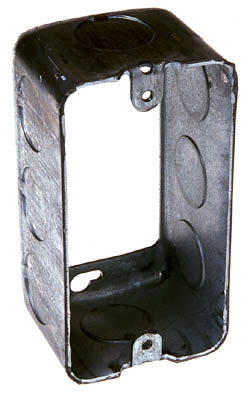 Data-Spec SheetRACO® 665 Extension Ring Handy Box, Steel, 13 cu-in, 1 Gang, 1 Outlet, 6 Knockouts