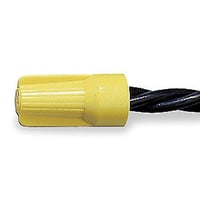 BUCHANAN B-CAP® B1-1 Flame-Retardant Wire Connector, Classic Fin/Twist On Shell, Live Action/Square Wire Spring, 22 to 10 AWG Solid/Stranded Wire, Polypropylene