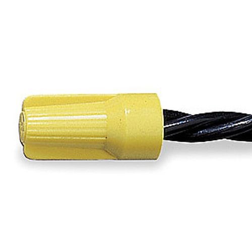 BUCHANAN B-CAP® B1-1 Flame-Retardant Wire Connector, Classic Fin/Twist On Shell, Live Action/Square Wire Spring, 22 to 10 AWG Solid/Stranded Wire, Polypropylene