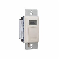 EI400LACIntermatic® EI400LAC Auto-Off Decorator Digital Electronic In-Wall Timer, 1 s to 24 hr Setting, 120 to 127 VAC, 12 to 18 VDC, 1 hp, 1NO/SPST Contact, 1 Poles