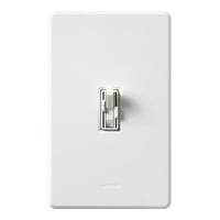 Ariadni® AY2-LFSQ-IV-CSA 3-Way Traditional Style Fan Control and Dimmer, 120 VAC, 1.5 A, Pre-Set/Toggle Operational Mode, Ivory