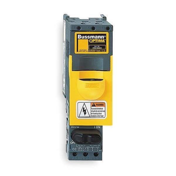 OPM-1038RSWCBussmann® OPM-1038RSWC Overcurrent Protection Module With Communication, 600 VAC, 30 A, 3 Poles, Class CC Fuse