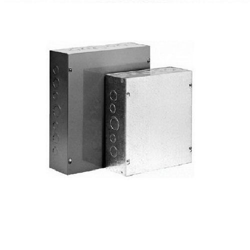 nVent HOFFMAN ASE8X8X6NK Pull Box Without Knockout, 8 in L x 8 in W x 6 in D, NEMA 1/IP30, Steel