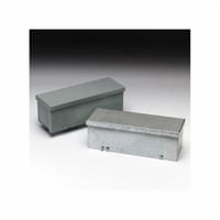 8872GRT-NKB-Line 4424 GRT Straight Section Wiring Trough With Knockout, 24 in L x 4 in W x 4 in H, Screw Cover, Galvaneal Steel