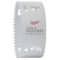Milwaukee® HOLE DOZER™ 49-56-0713 Hole Saw With Carbide Teeth, 1-1/2 in Dia, 1.62 in D Cutting, Carbide Cutting Edge, 5/8-18 Arbor