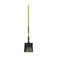 72071Nupla® 72071 Ergo-Power® Spade Shovel, 48 in L Handle, 11-1/2 in L x 9-7/8 in W Blade, High Grade Steel Blade, Nuplaglas/Fiberglass Handle