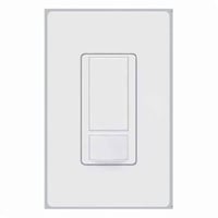 MS-OPS2-IVLutron® MS-OPS2-IV Occupancy Sensing Switch, For Use With Incandescent/Halogen/MLV/ELV/CFL/LED/Magnetic Fluorescent/Electronic Fluorescent, 2 A at 120/277 VAC, 1 Pole, Ivory