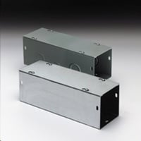 8812 GGV NKB-Line 8812 GGV NK Lay-In Through Hole Wiring Trough, 12 in L x 8 in W x 8 in H, Screw Cover, Steel