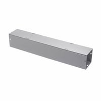 B-Line 8836 GGV NK Straight Section Through Hole Wireway, 36 in L x 8 in W x 8 in H, Screw Cover, Steel